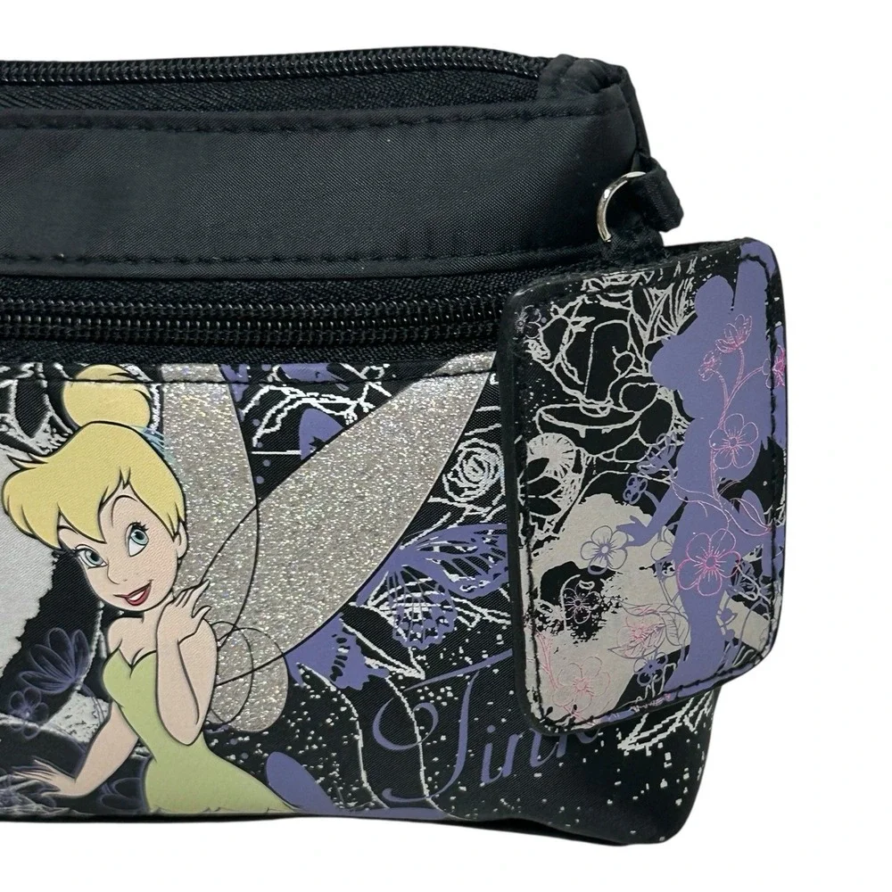 NWT Disney Tinker Bell In Fairy Land Clutch Purse Makeup Bag Pouch‎ Photo Holder